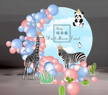 生日满月宴场景布置图片 生日满月宴场景布置图片