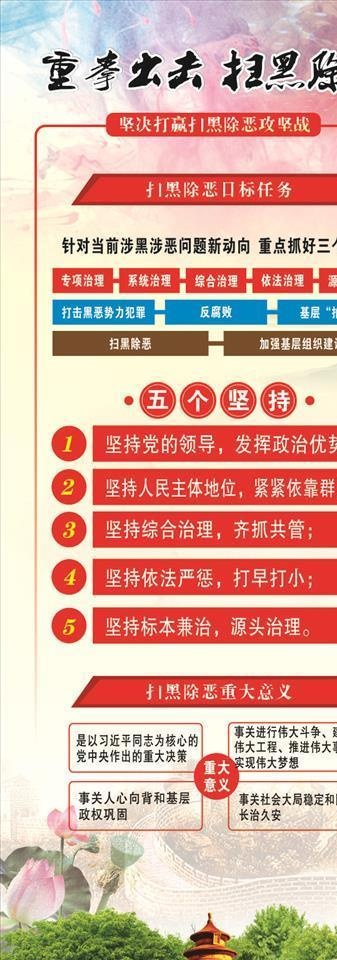 扫黑除恶图片