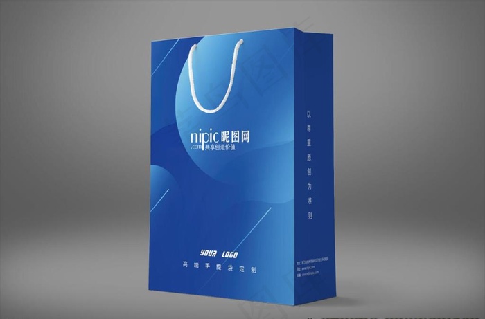 手提袋图片cdr矢量模版下载