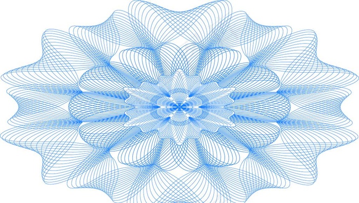 漂亮的防伪团花底纹图片ai矢量模版下载