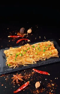 烤金针菇图片 烤金针菇图片