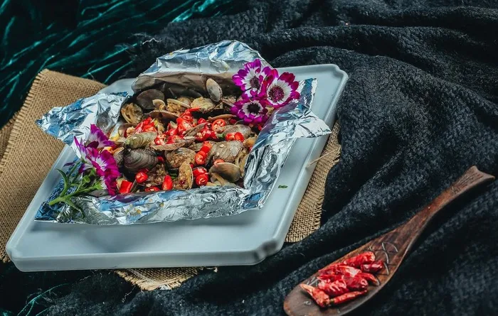 锡纸花蛤30元美食图图片