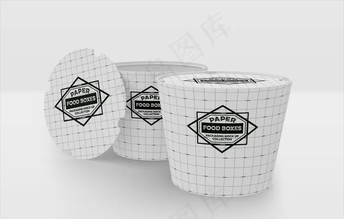 外卖包装样机图片(5400X3600(DPI:300))psd模版下载