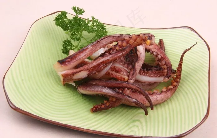 烤鱿鱼须图片