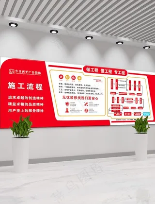 装修公司施工流程图片