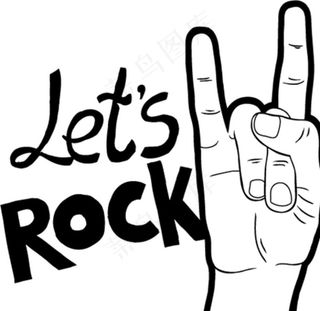 ROCK手势图片