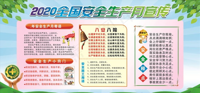 2020全国安全生产月宣传图片