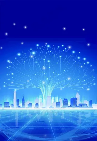 蓝色科技背景图片