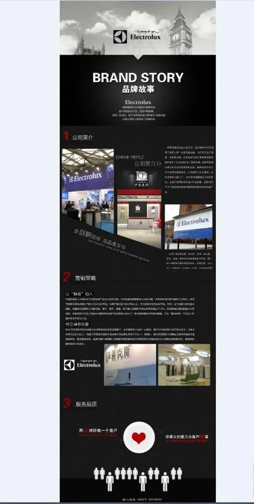 品牌故事图片psd模版下载