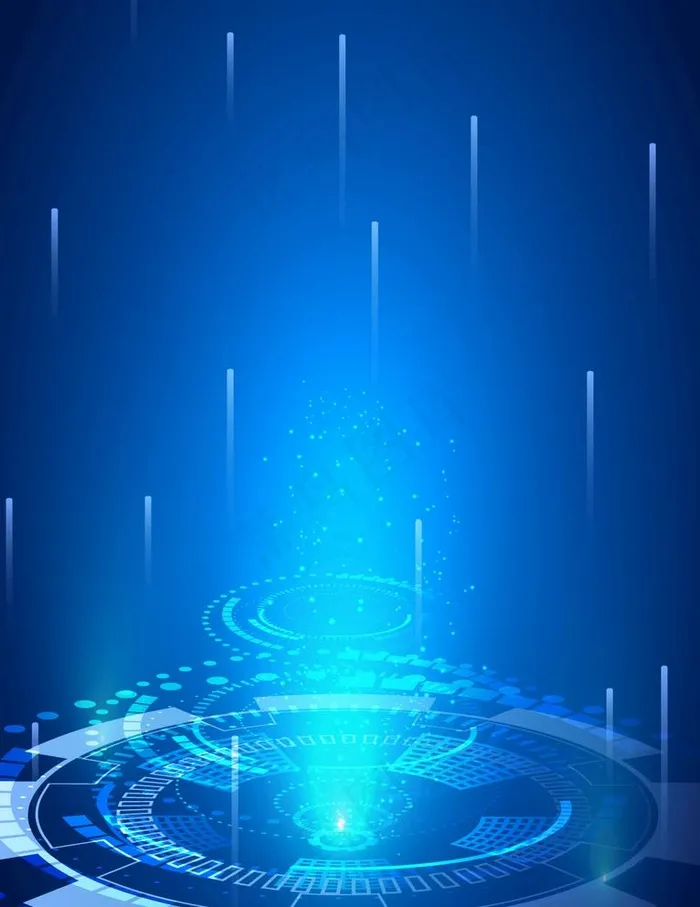 蓝色科技背景图片eps,ai矢量模版下载