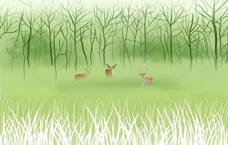 简约背景墙图片