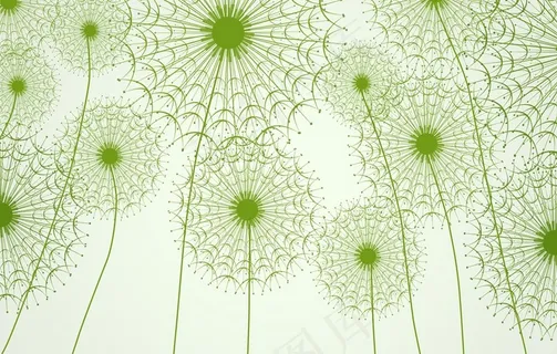 现代简约蒲公英图片
