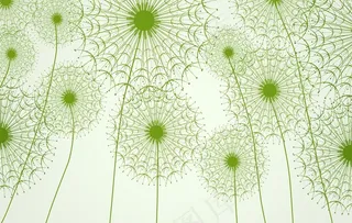 现代简约蒲公英图片