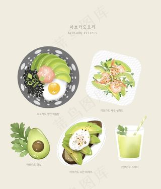 手绘美食海报图片