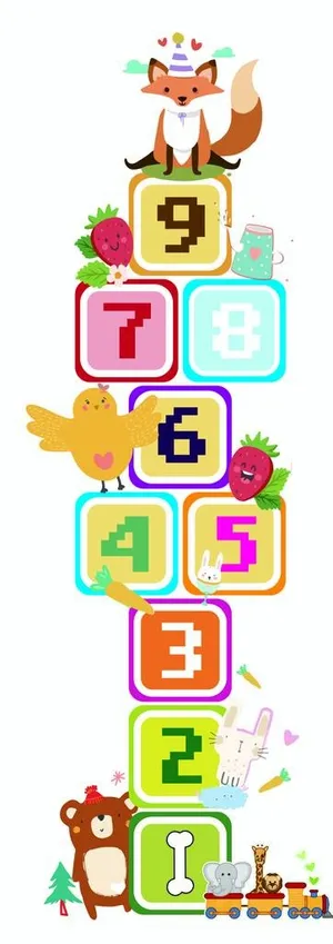 六一跳房子   卡通动物图片