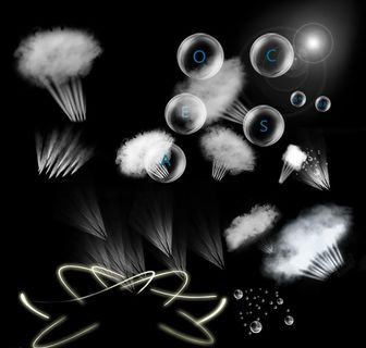 白色烟雾 气泡 烟 水蒸汽透气图片