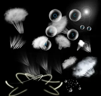 白色烟雾 气泡 烟 水蒸汽透气图片