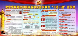 党章党规党纪和国家监察法宣传教图片
