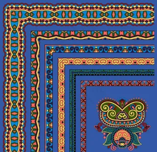 华丽边框花纹图片