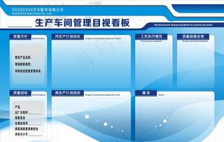 生产车间管理目视化看板图片