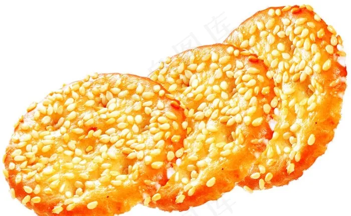 香酥芝麻饼图片psd模版下载