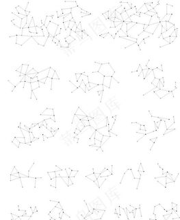 星座线条图片