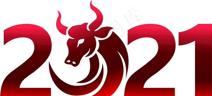 2021牛年图片cdr矢量模版下载