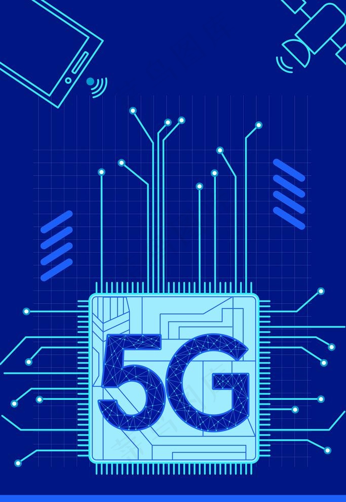 5G网络科技信息时代图片eps,ai矢量模版下载