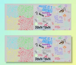 美食手绘线条素材矢量图片