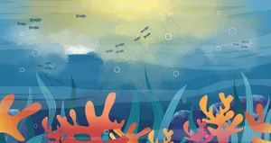 卡通海洋背景图片