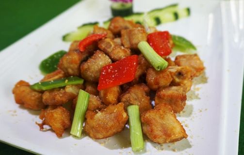 椒盐蒜香骨图片 椒盐蒜香骨图片