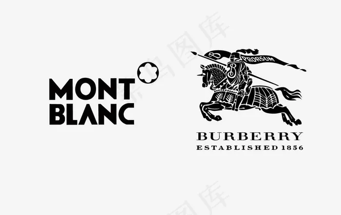 万宝龙 巴宝莉 奢侈图片ai矢量模版下载