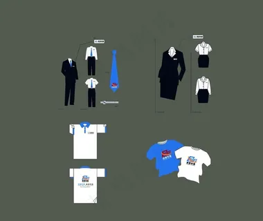 矢量工作服图片