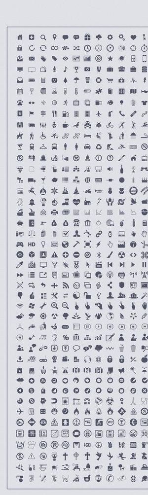 500个图标图片