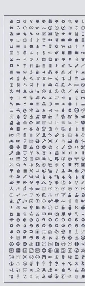 500个图标图片
