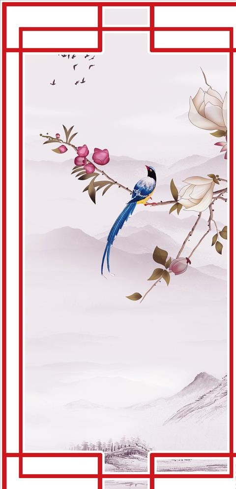 新中式婚礼素材图片(3402X6803(DPI:72))psd模版下载