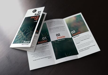 三折页样机图片