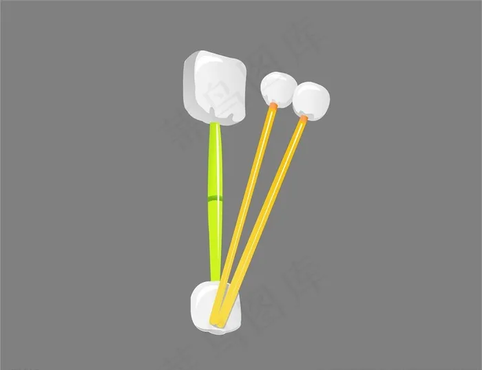 矢量棉签图片cdr矢量模版下载