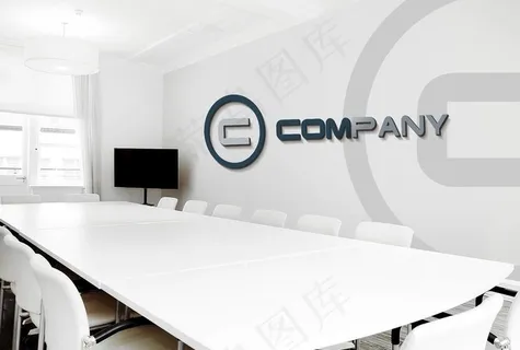 形象墙样机图片