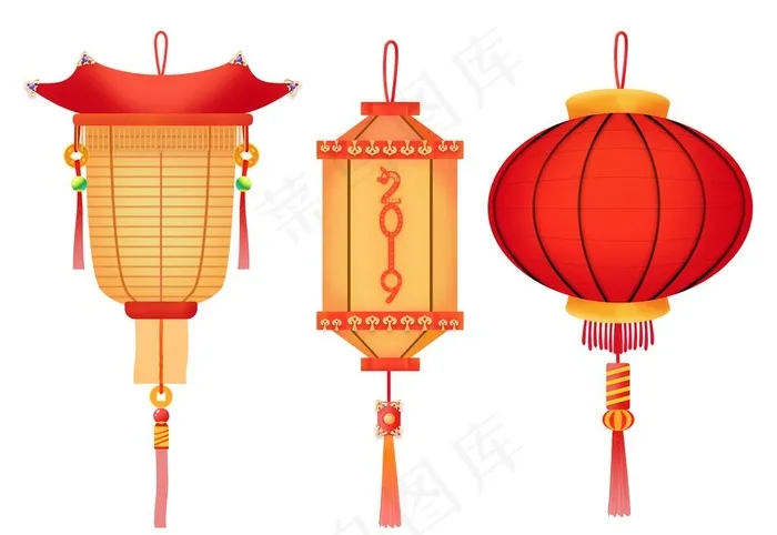 灯笼图片psd模版下载