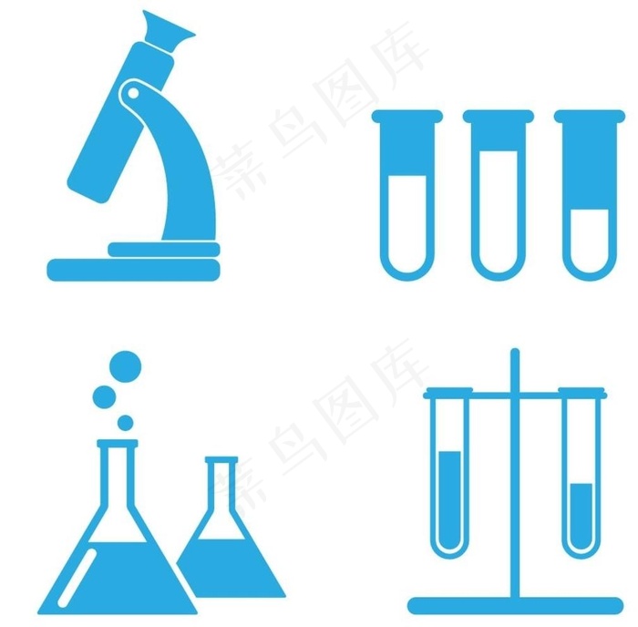 实验室图标图片ai矢量模版下载