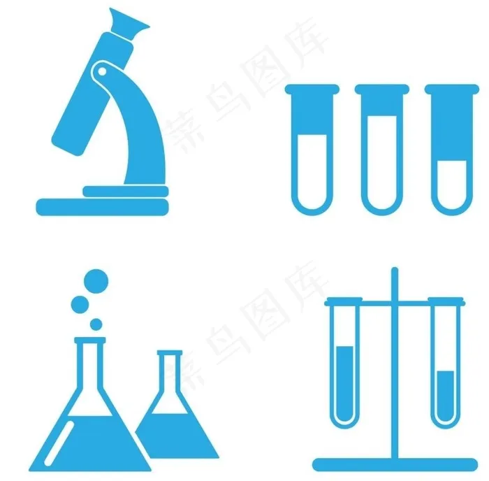 实验室图标图片ai矢量模版下载
