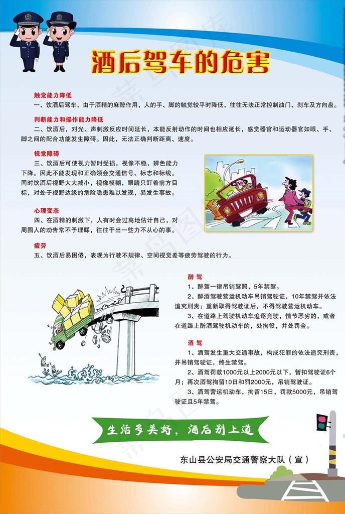 酒后驾车的危害 海报图片(6142X8740(DPI:300))psd模版下载