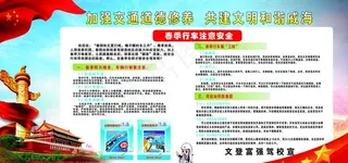 春季行车注意安全图片