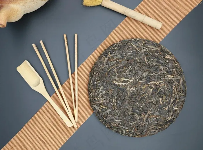 干茶饼图片