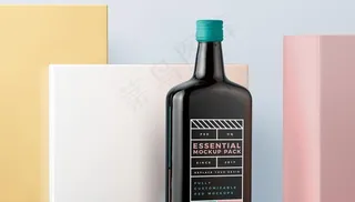 包装样机  贴图图片