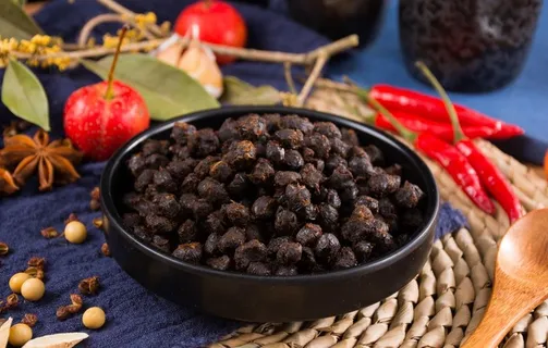 传统做法的美味豆豉图片