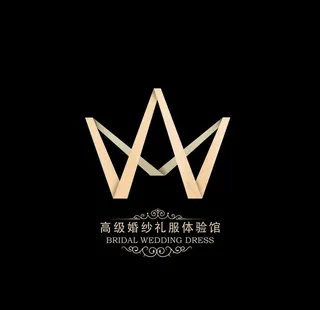 婚纱logo设计 字母M设计图片