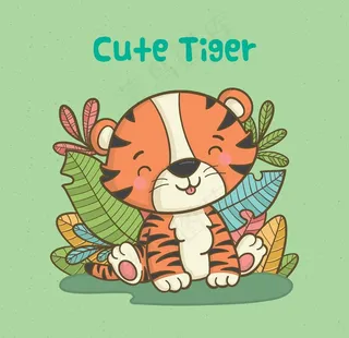 卡通老虎图片