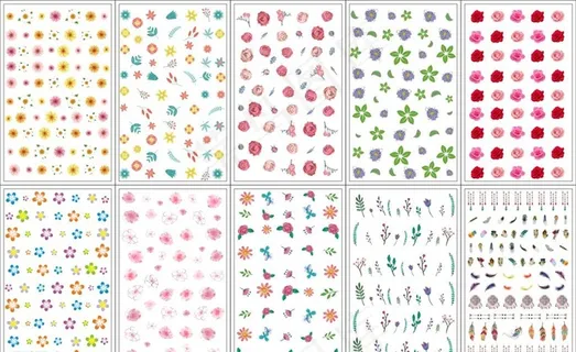 指甲贴  花卉  小花  贴纸图片